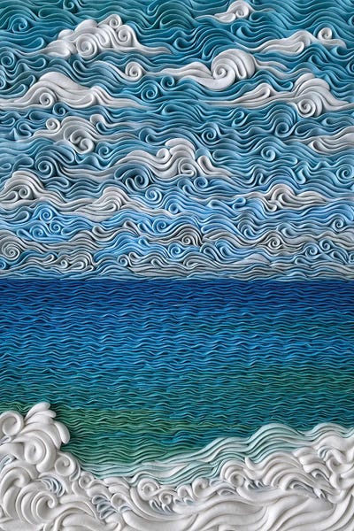 Ionian Sea by Alisa Lariushkina acrylic art print