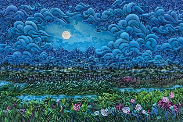 Alisa Lariushkina: Lunar Blossoms by Alisa Lariushkina