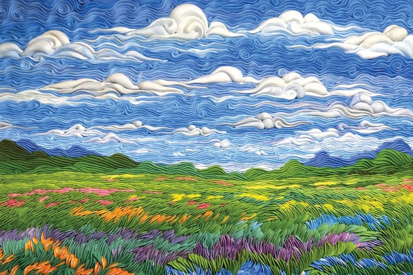 Mountains: Feel The Wind by Alisa Lariushkina