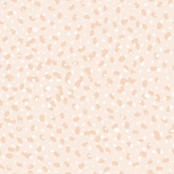 Jill Labieniec: Simple Dots Peach by Jill Labieniec