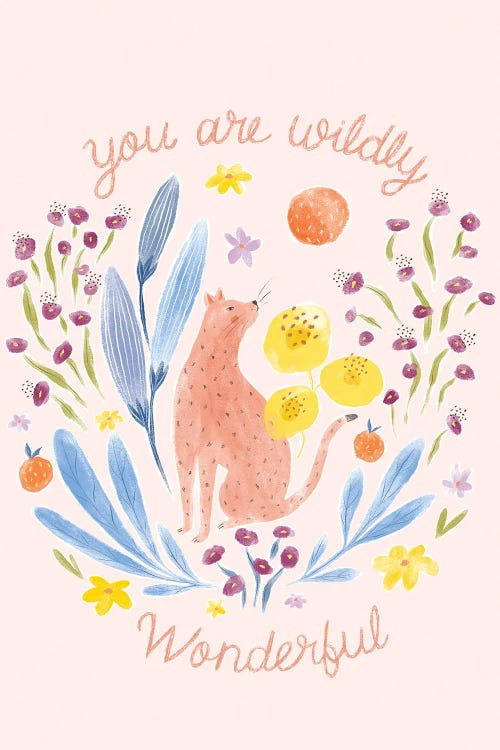 Wildly Wonderful Card by Jill Labieniec wall art