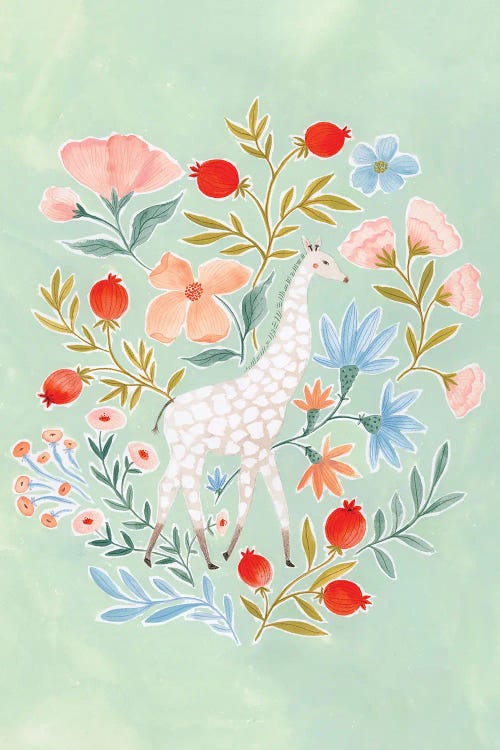 Giraffe by Jill Labieniec wall art