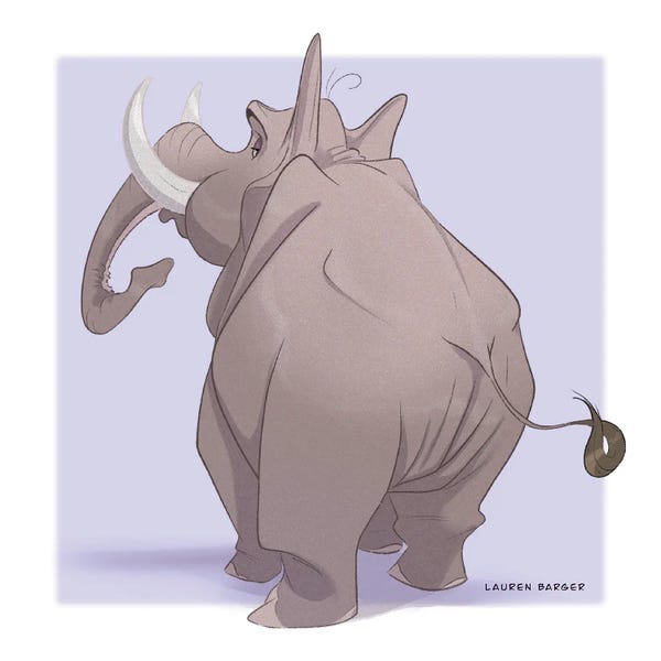 Elephant Butt