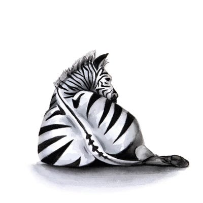Lauren Barger - Canvas Prints: Zebra by Lauren Barger