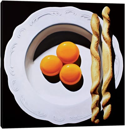 Fiore D'Inverno Canvas Art Print - Bread