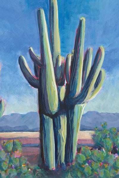 Western Décor: Cactusland II by Lisa Butters