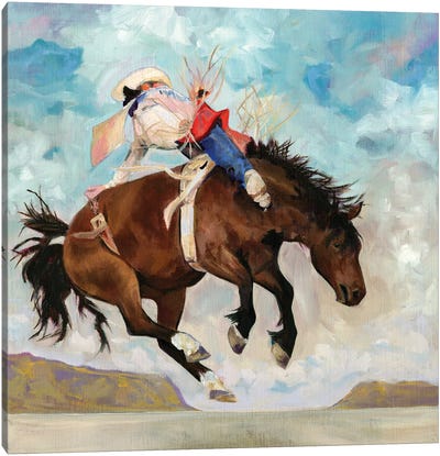 High And Mighty Canvas Art Print - Rodeo Art