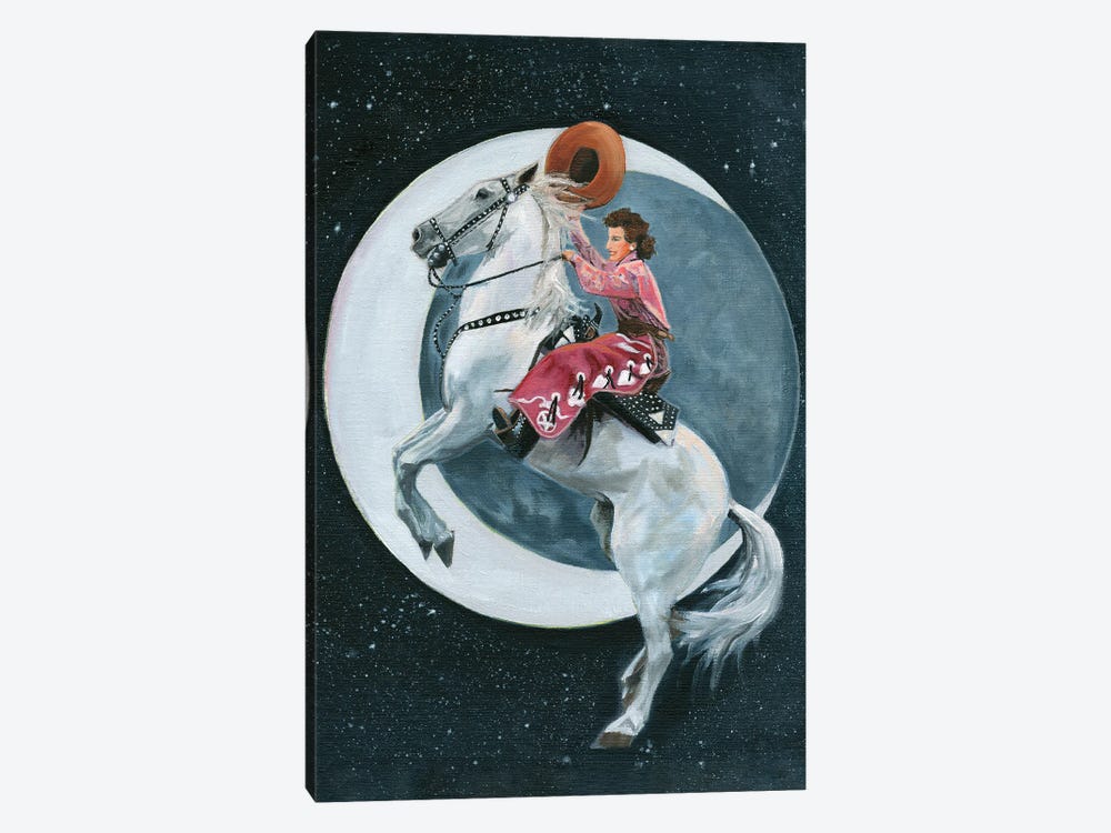 Bucking Horse Moon by Lisa Butters 1-piece Canvas Art Print