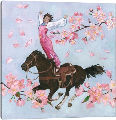 Cherry Cherry Canvas Art Print - Lisa Butters