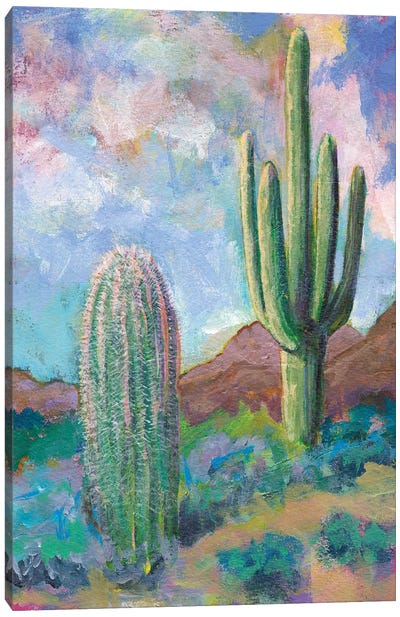Cactus Soul Canvas Art Print - Lisa Butters