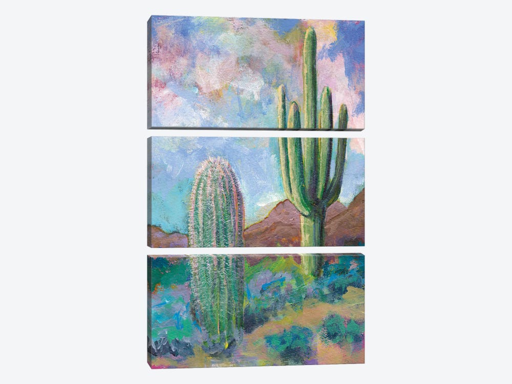 Cactus Soul by Lisa Butters 3-piece Art Print