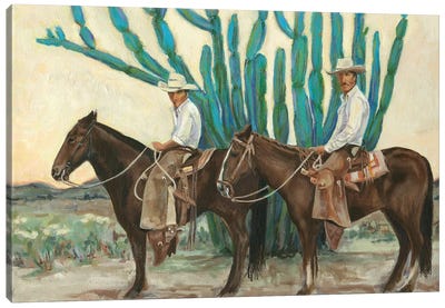Vaqueros Canvas Art Print - Lisa Butters