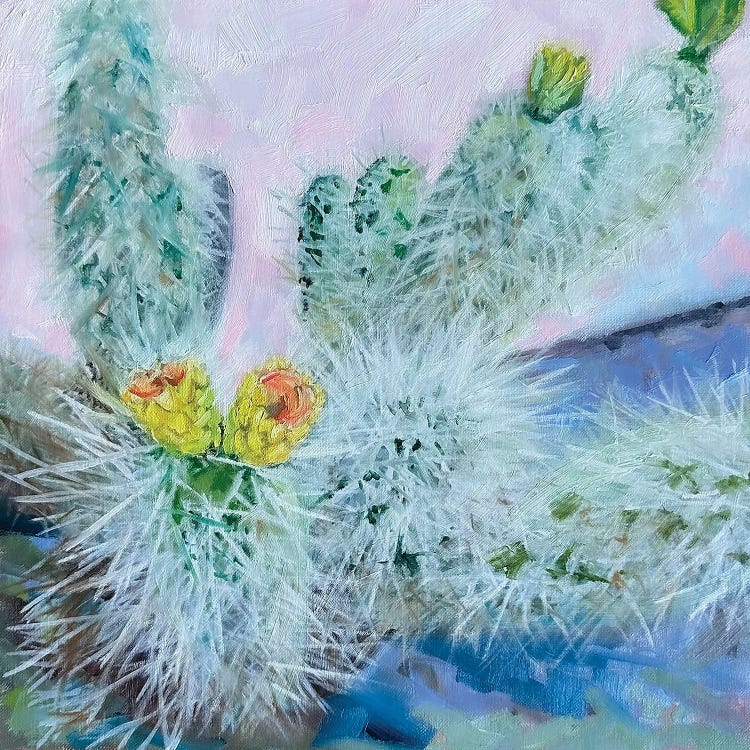 Cholla Joy by Lisa Butters canvas print