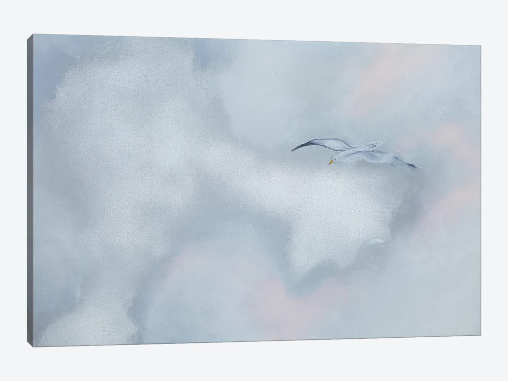 Seagull Sky by Lori Burke 1-piece Art Print