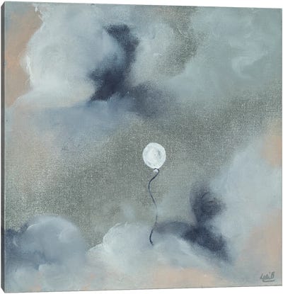 Lift Up Canvas Art Print - Balloons