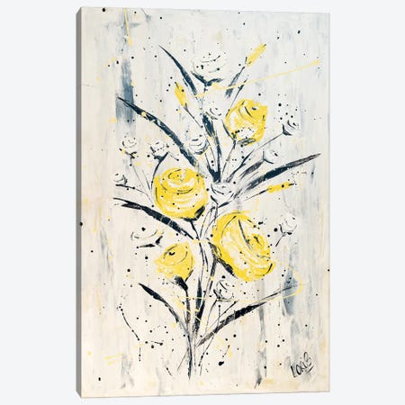Mellow Yellow Canvas Print #LBU15} by Lori Burke Canvas Wall Art