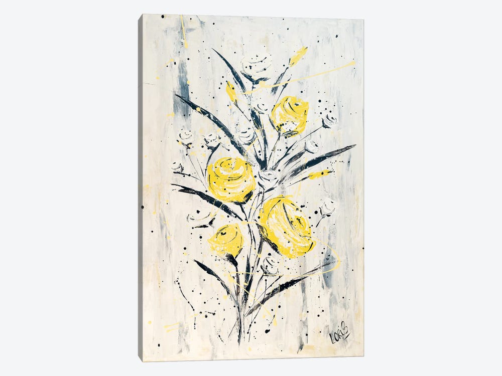 Mellow Yellow by Lori Burke 1-piece Canvas Art Print