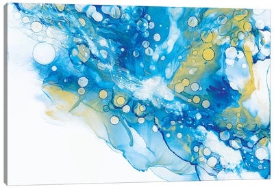 Ocean Floor Canvas Art Print - Ocean Blues