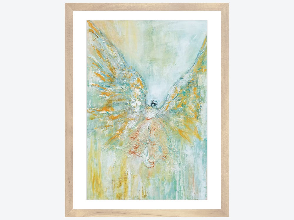 Archangel Raphael Canvas Print by Lori Burke
