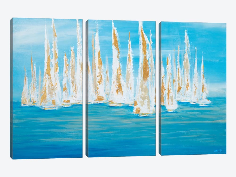 Sail Away 3-piece Canvas Art