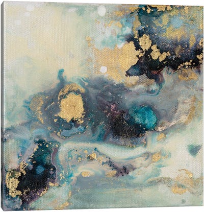 Ocean Pearls Canvas Art Print - Intuitive Abstracts