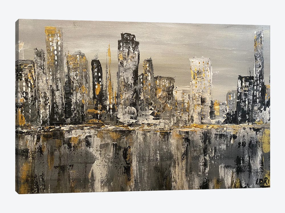 Sin City by Lori Burke 1-piece Canvas Print