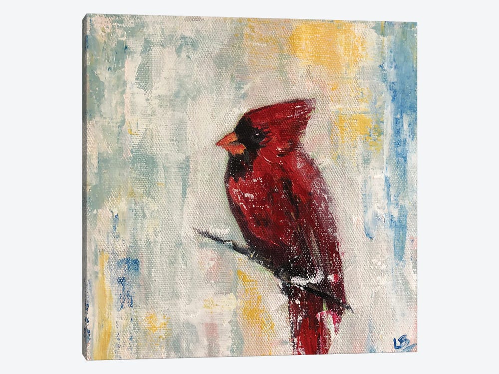 Cardinal Days by Lori Burke 1-piece Canvas Art Print