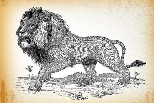 Lula Bijoux & Company: Industrial Lion by Lula Bijoux & Company