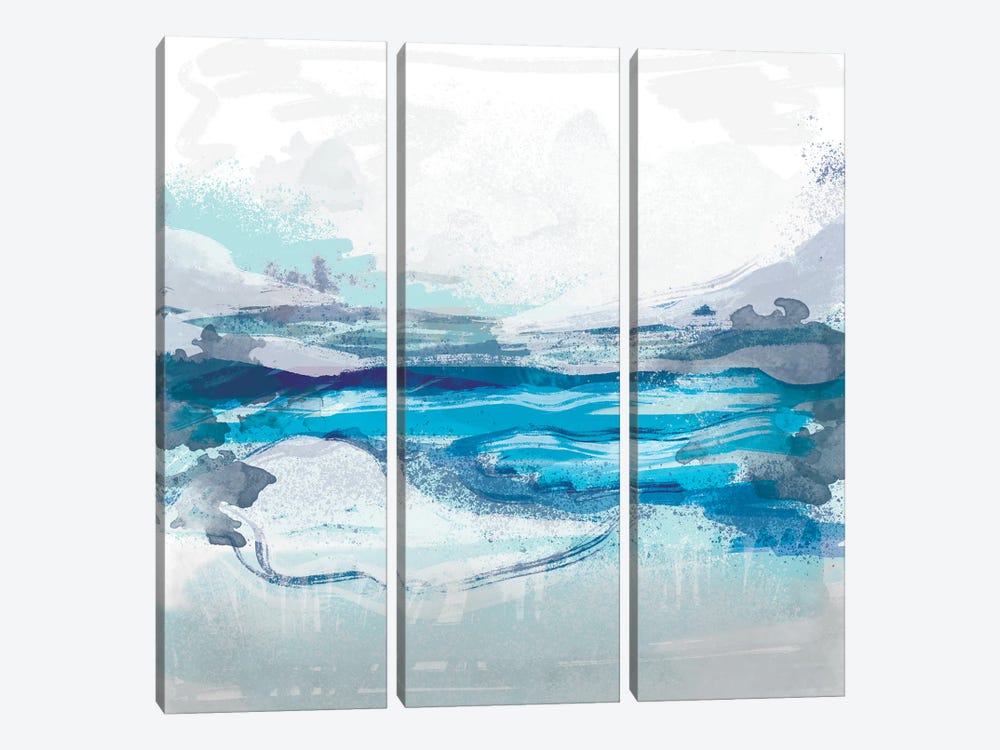 Coastal I by Lula Bijoux & Company 3-piece Canvas Art