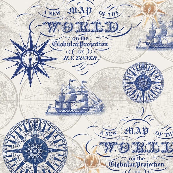 Compasses: Coastal Navigation III by Lula Bijoux & Company