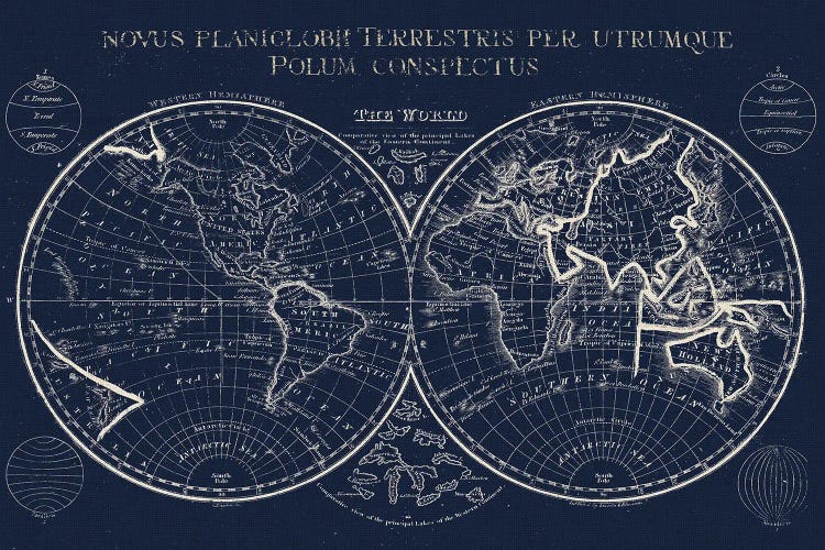 New Map by Lula Bijoux & Company wall art