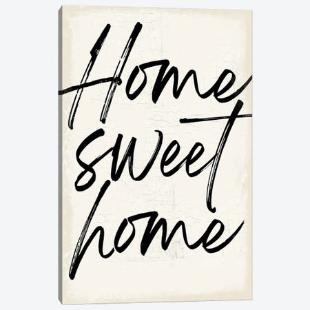 Home Sweet Home Canvas Print #LBX30} by Lula Bijoux & Company Canvas Wall Art