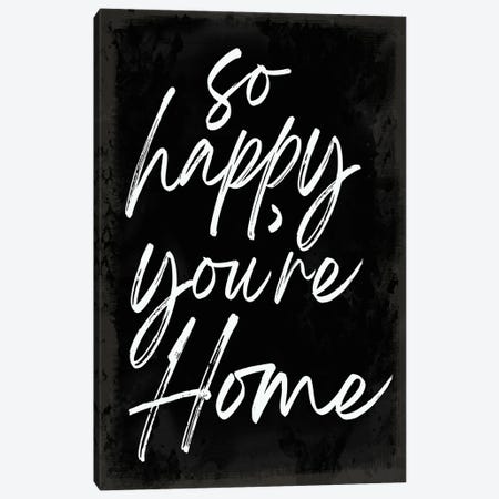 So Happy You're Home Canvas Print #LBX31} by Lula Bijoux & Company Canvas Wall Art