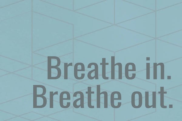 Blue Geometric Breath