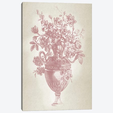 Floral Vase Canvas Print #LBX36} by Lula Bijoux & Company Canvas Print