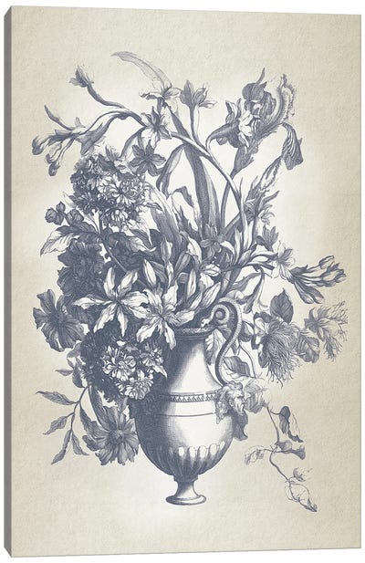 Floral Vase II Canvas Art Print