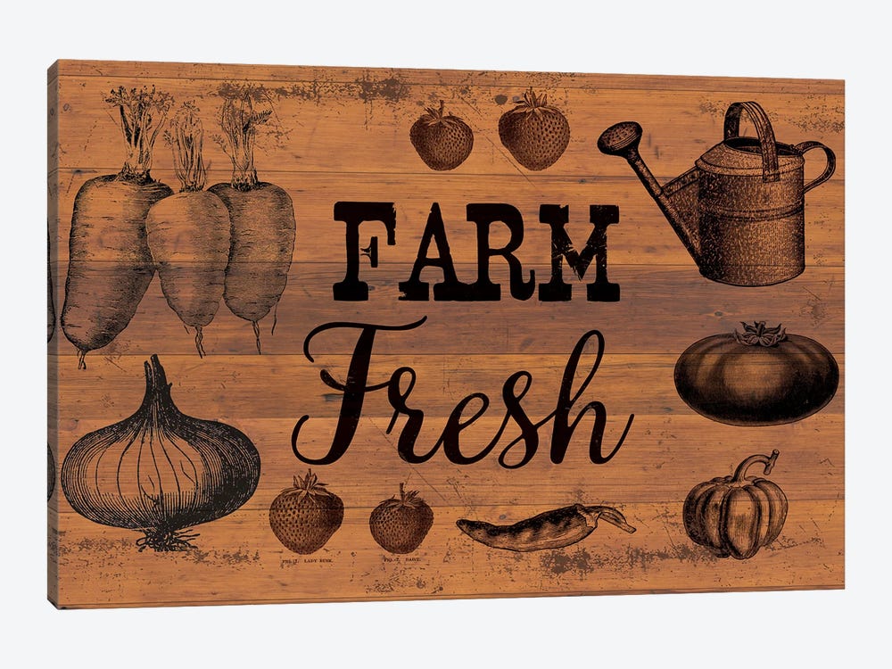 Farm Fresh I by Lula Bijoux & Company 1-piece Canvas Print
