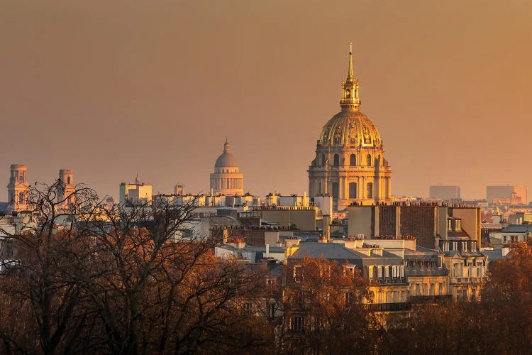 Dome Of The Invalides, Pantheon, St Sulpice, Paris by Jérôme Labouyrie wall art