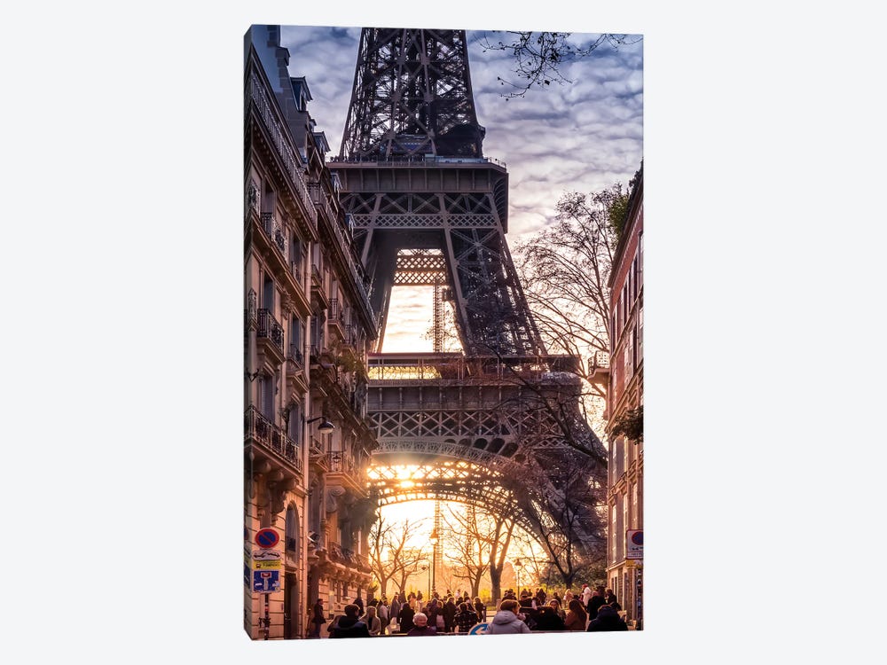 Eiffel Sunset by Jérôme Labouyrie 1-piece Canvas Art