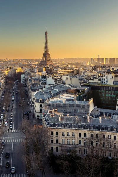 Jérôme Labouyrie: End Of The Day On The Roof Of The Arc De Triomphe by Jérôme Labouyrie