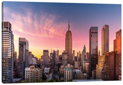 From 230 Fifth Rooftop Bar, Midtown, New York City Canvas Art Print - Jérôme Labouyrie
