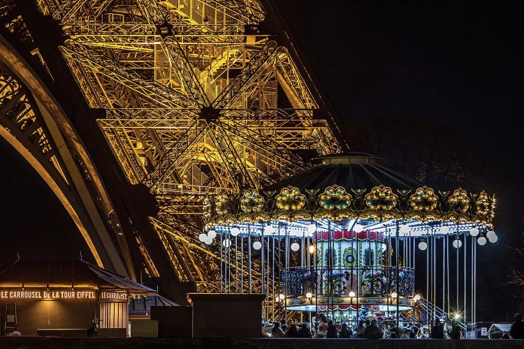 Le Carrousel De La Tour Eiffel by Jérôme Labouyrie wall art