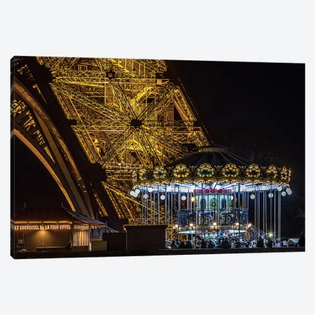 Le Carrousel De La Tour Eiffel Canvas Print #LBY31} by Jérôme Labouyrie Canvas Art Print