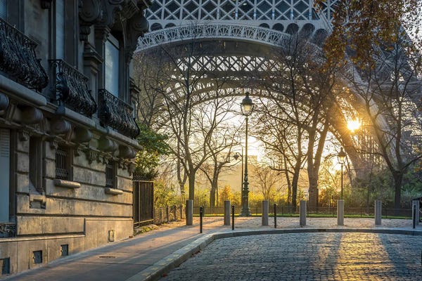 Towers: Morning Light, Paris by Jérôme Labouyrie