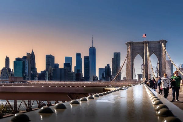 Brooklyn Bridge: On The Brooklyn Bridge by Jérôme Labouyrie