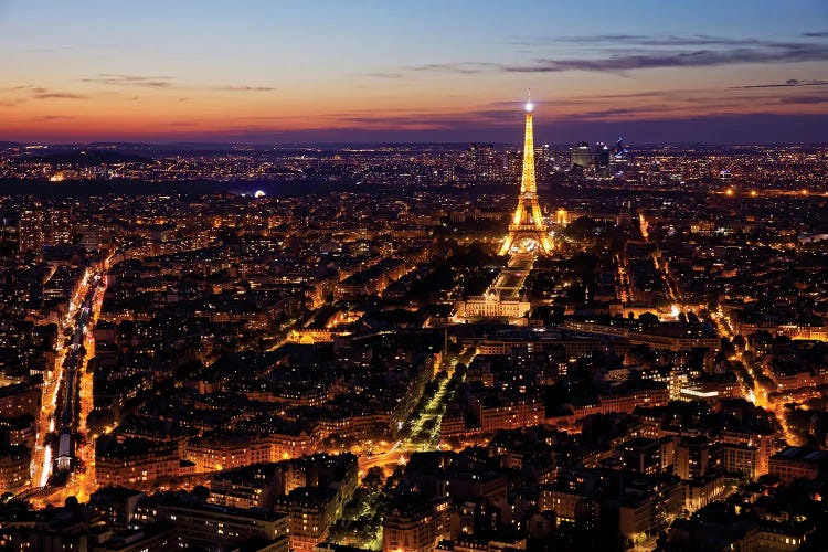 Panorama Sur La Ville Lumière by Jérôme Labouyrie wall art