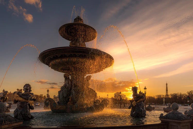 Place De La Concorde, Paris by Jérôme Labouyrie wall art