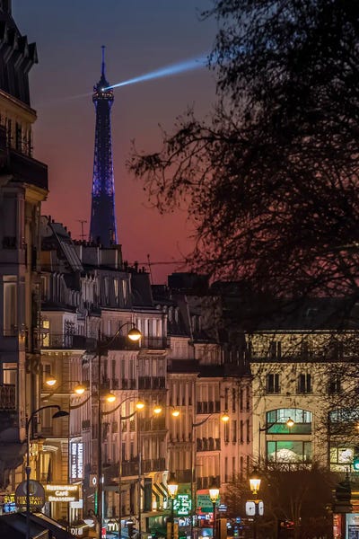 Jérôme Labouyrie: Blue Eiffel, Paris by Jérôme Labouyrie