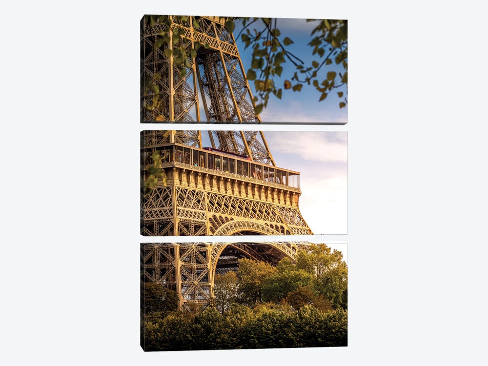 Tour Eiffel, Paris, France by Jérôme Labouyrie 3-piece Canvas Artwork
