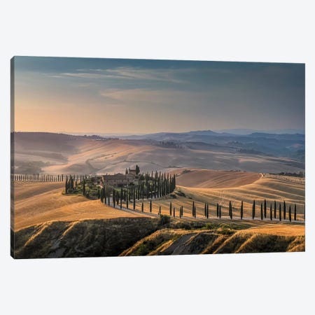 Val D'Orcia, Tuscany, Italy III Canvas Print #LBY77} by Jérôme Labouyrie Canvas Wall Art
